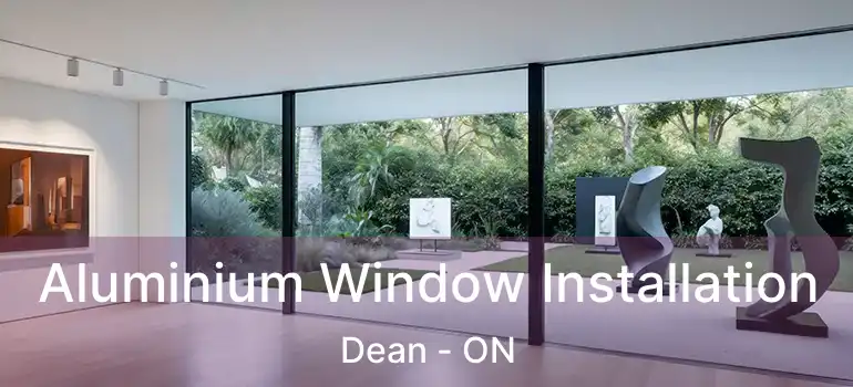  Aluminium Window Installation Dean - ON