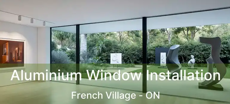  Aluminium Window Installation French Village - ON