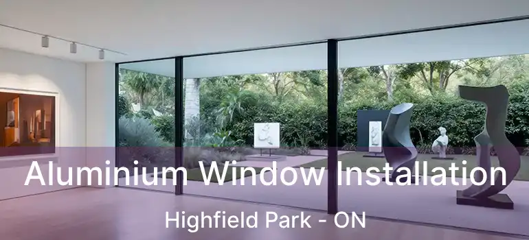  Aluminium Window Installation Highfield Park - ON