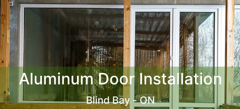  Aluminum Door Installation Blind Bay - ON