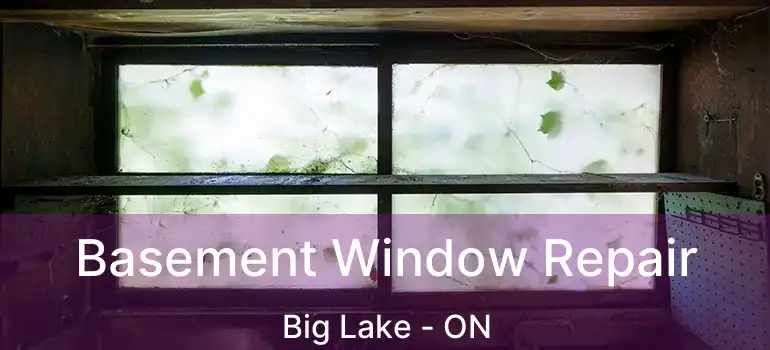  Basement Window Repair Big Lake - ON