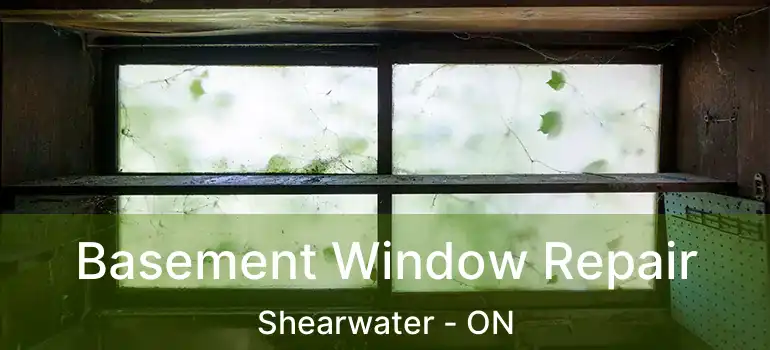  Basement Window Repair Shearwater - ON