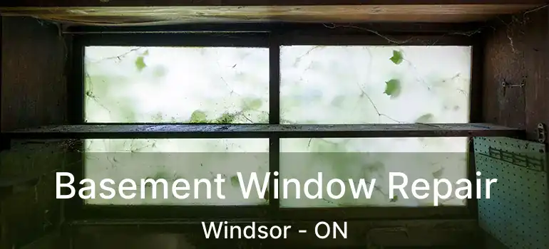  Basement Window Repair Windsor - ON