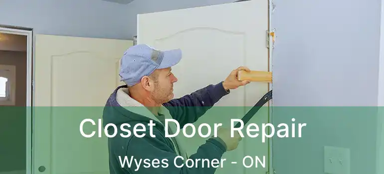  Closet Door Repair Wyses Corner - ON