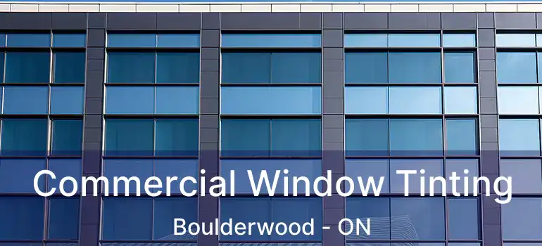  Commercial Window Tinting Boulderwood - ON