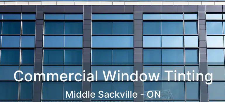  Commercial Window Tinting Middle Sackville - ON