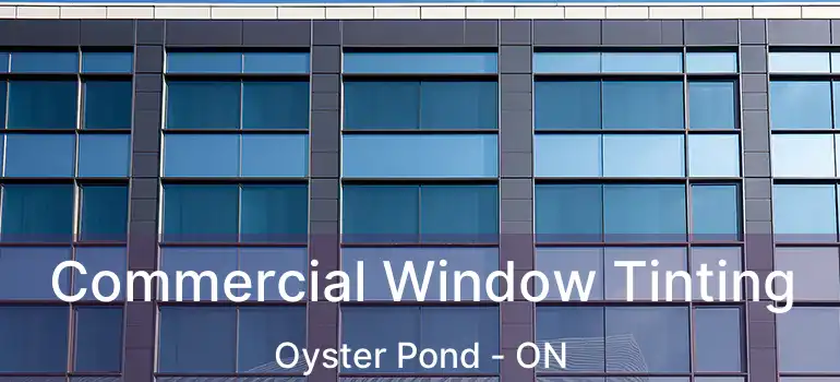  Commercial Window Tinting Oyster Pond - ON