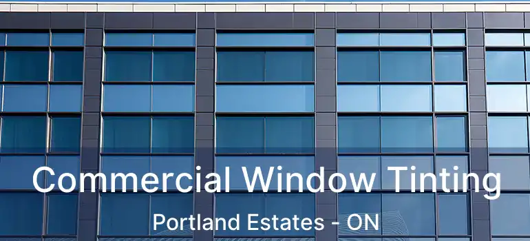  Commercial Window Tinting Portland Estates - ON