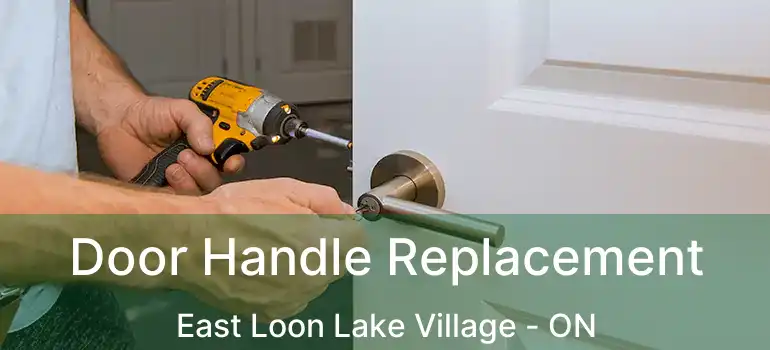  Door Handle Replacement East Loon Lake Village - ON