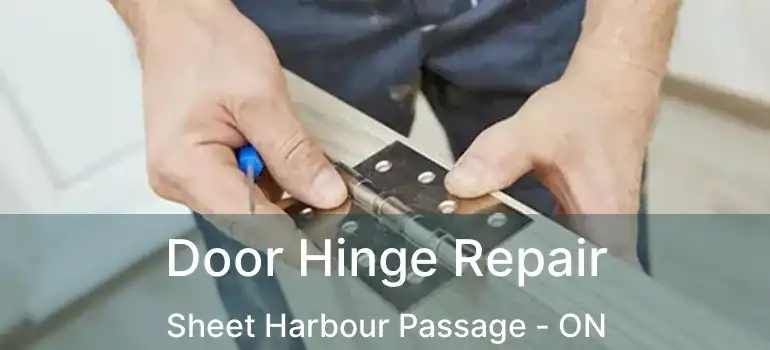  Door Hinge Repair Sheet Harbour Passage - ON