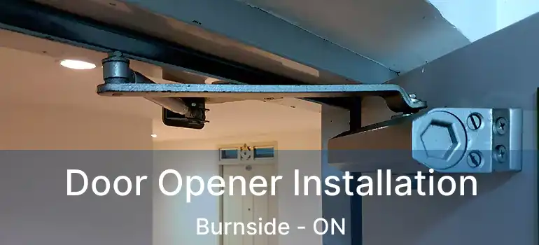  Door Opener Installation Burnside - ON