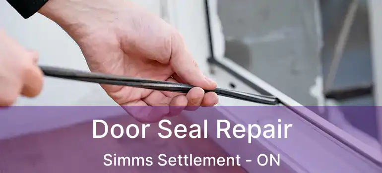  Door Seal Repair Simms Settlement - ON