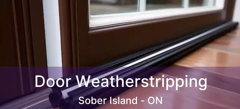  Door Weatherstripping Sober Island - ON