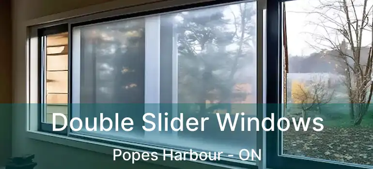  Double Slider Windows Popes Harbour - ON