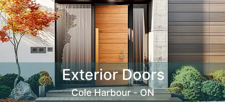  Exterior Doors Cole Harbour - ON