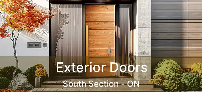  Exterior Doors South Section - ON