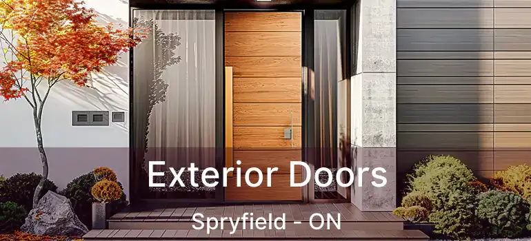  Exterior Doors Spryfield - ON