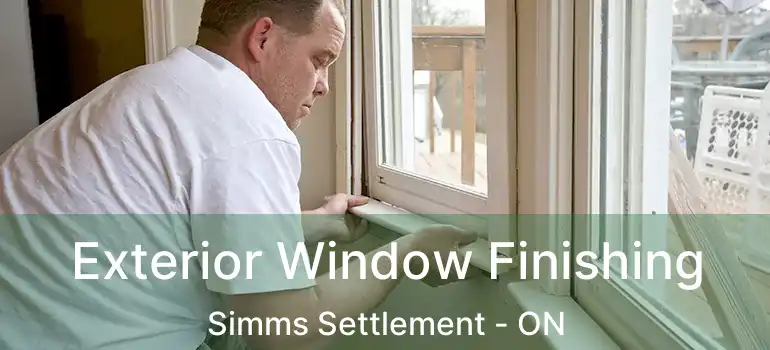  Exterior Window Finishing Simms Settlement - ON