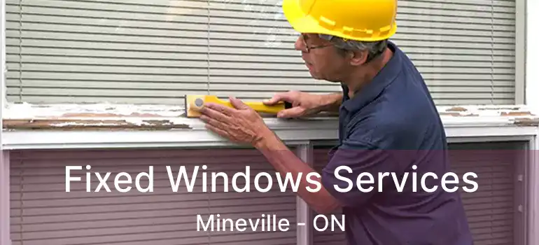  Fixed Windows Services Mineville - ON