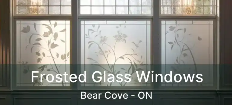  Frosted Glass Windows Bear Cove - ON
