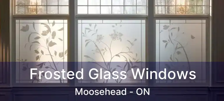  Frosted Glass Windows Moosehead - ON