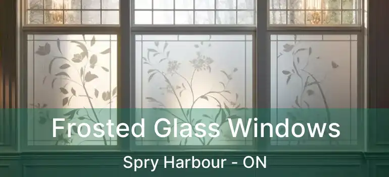  Frosted Glass Windows Spry Harbour - ON