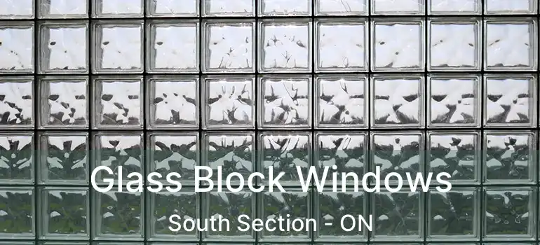  Glass Block Windows South Section - ON