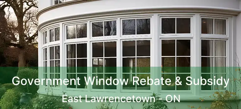  Government Window Rebate & Subsidy East Lawrencetown - ON