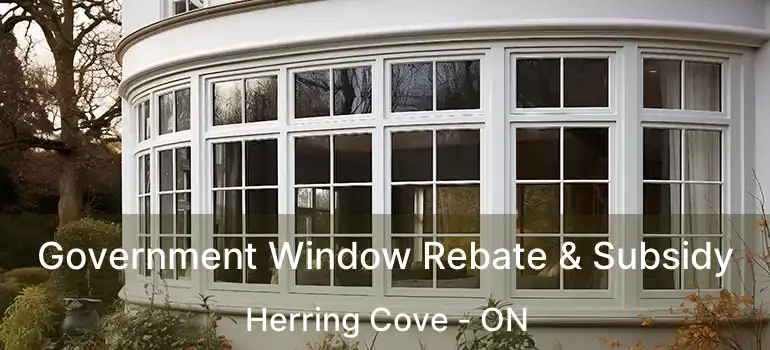  Government Window Rebate & Subsidy Herring Cove - ON
