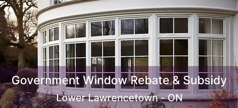  Government Window Rebate & Subsidy Lower Lawrencetown - ON