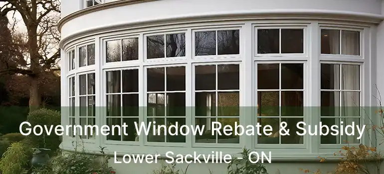  Government Window Rebate & Subsidy Lower Sackville - ON