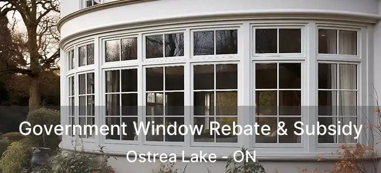  Government Window Rebate & Subsidy Ostrea Lake - ON