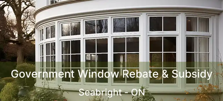  Government Window Rebate & Subsidy Seabright - ON
