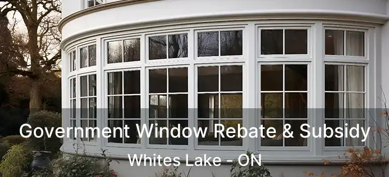  Government Window Rebate & Subsidy Whites Lake - ON
