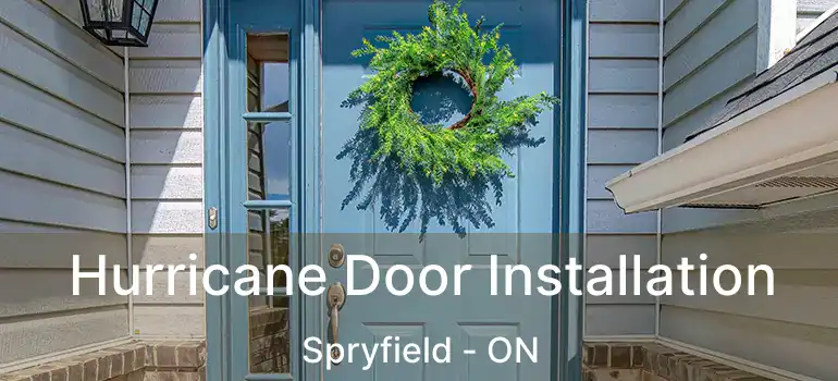  Hurricane Door Installation Spryfield - ON