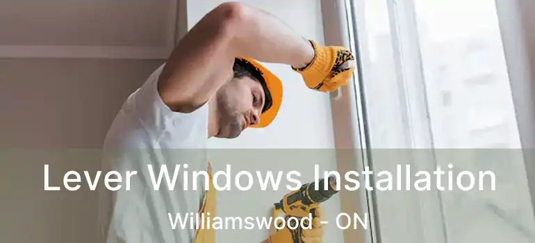  Lever Windows Installation Williamswood - ON