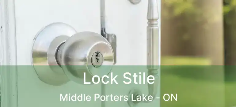  Lock Stile Middle Porters Lake - ON