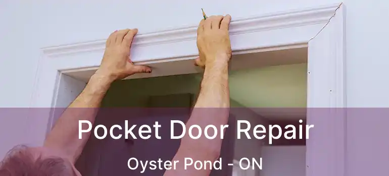  Pocket Door Repair Oyster Pond - ON