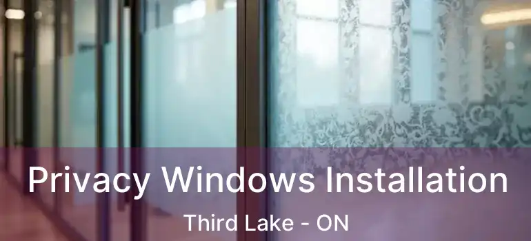  Privacy Windows Installation Third Lake - ON