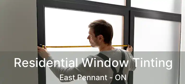  Residential Window Tinting East Pennant - ON