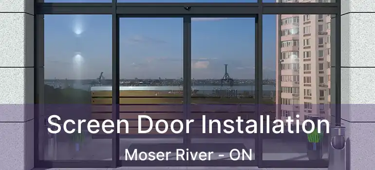  Screen Door Installation Moser River - ON