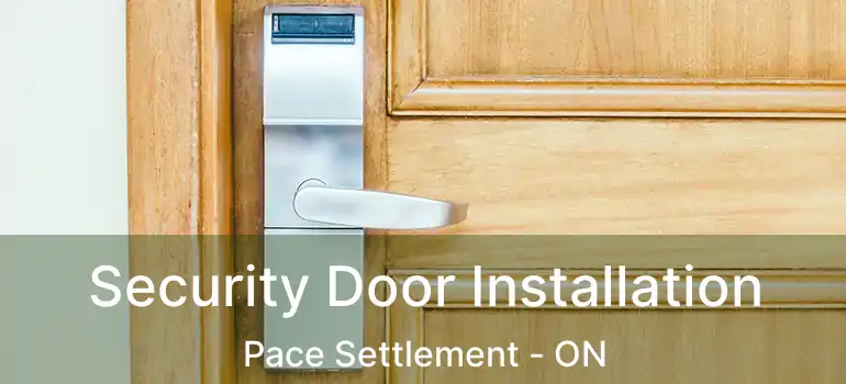  Security Door Installation Pace Settlement - ON