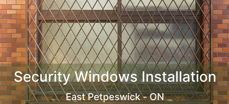  Security Windows Installation East Petpeswick - ON