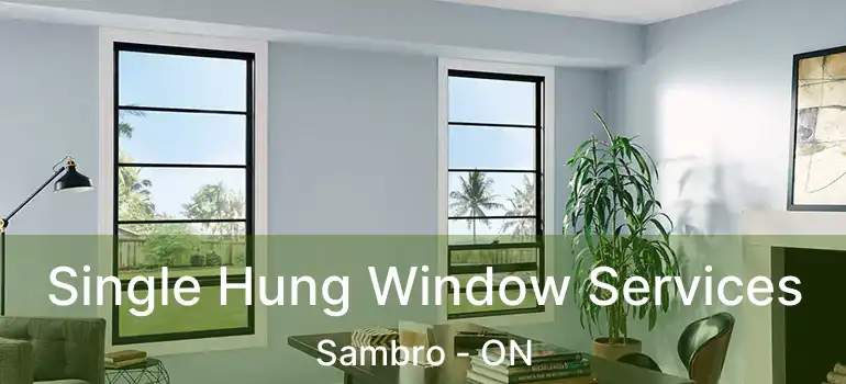 Single Hung Window Services Sambro - ON