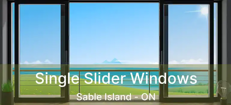 Single Slider Windows Sable Island - ON