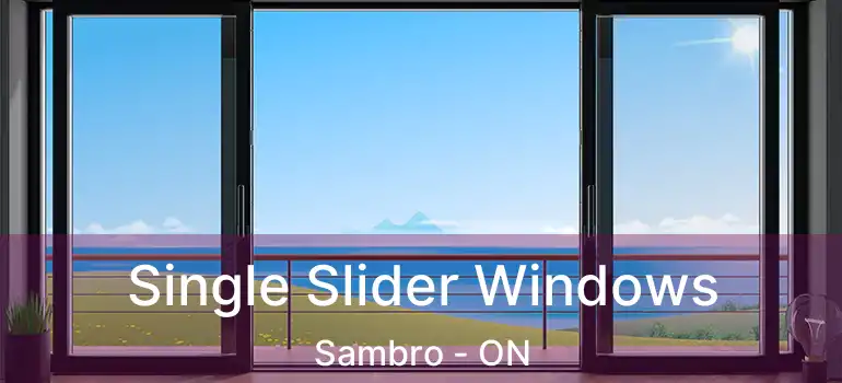  Single Slider Windows Sambro - ON