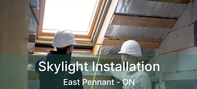  Skylight Installation East Pennant - ON