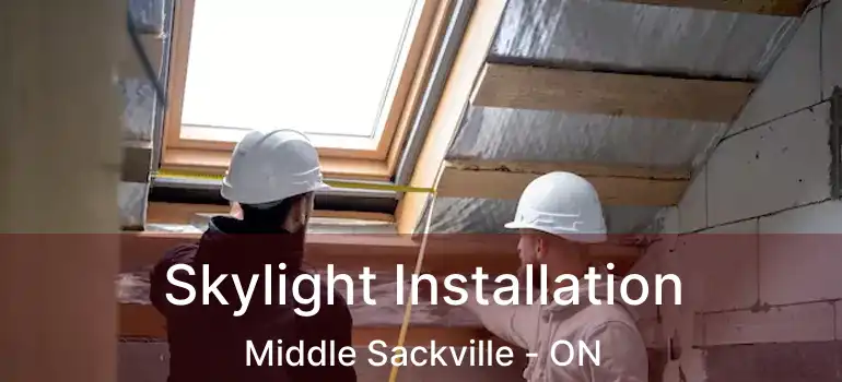  Skylight Installation Middle Sackville - ON