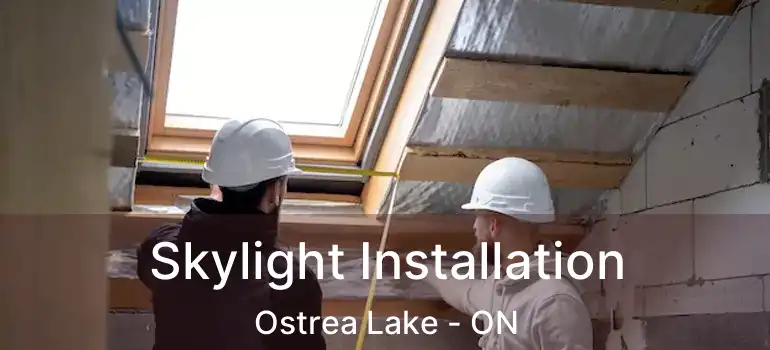  Skylight Installation Ostrea Lake - ON