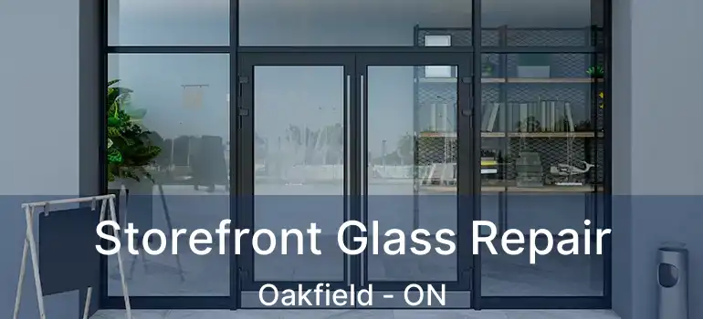  Storefront Glass Repair Oakfield - ON